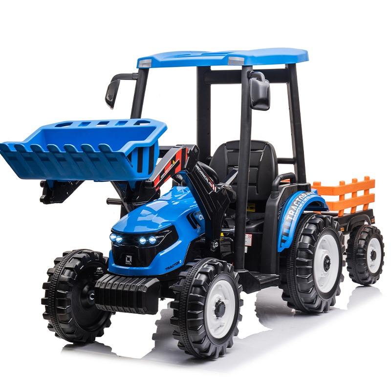 12V Ride on Tractor with Scoop & Trailer