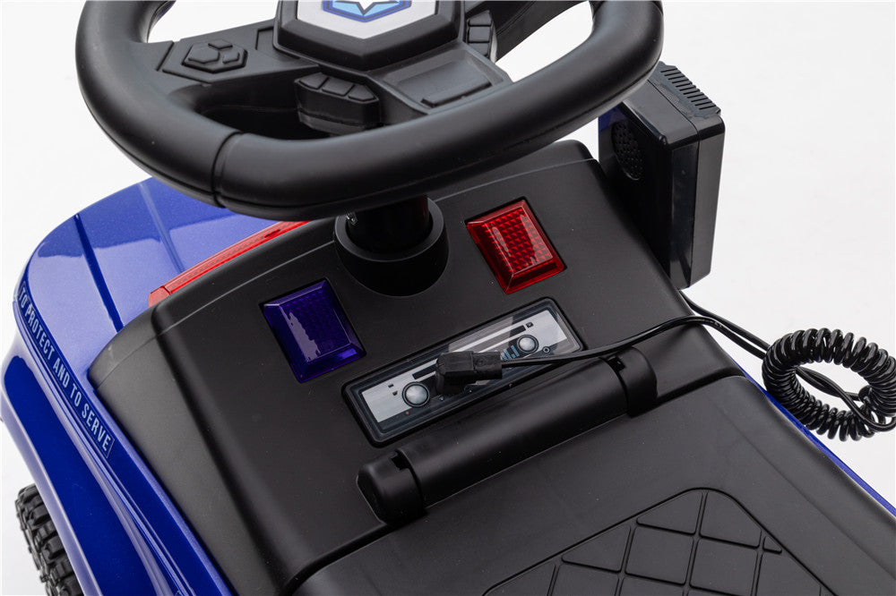 6v Police Pursuit Push Car
