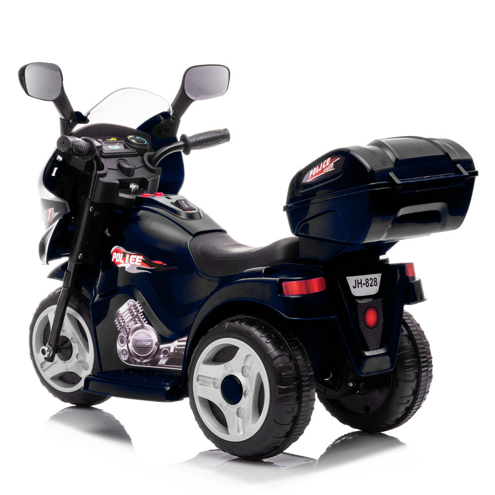 6v Kids 3 Wheel Electric Police Motorbike