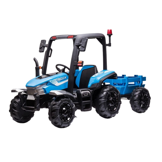 24V - Truck Tractor & Trailer - BLUE