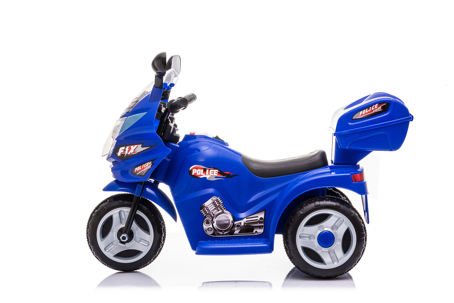 6v Kids 3 Wheel Electric Police Motorbike