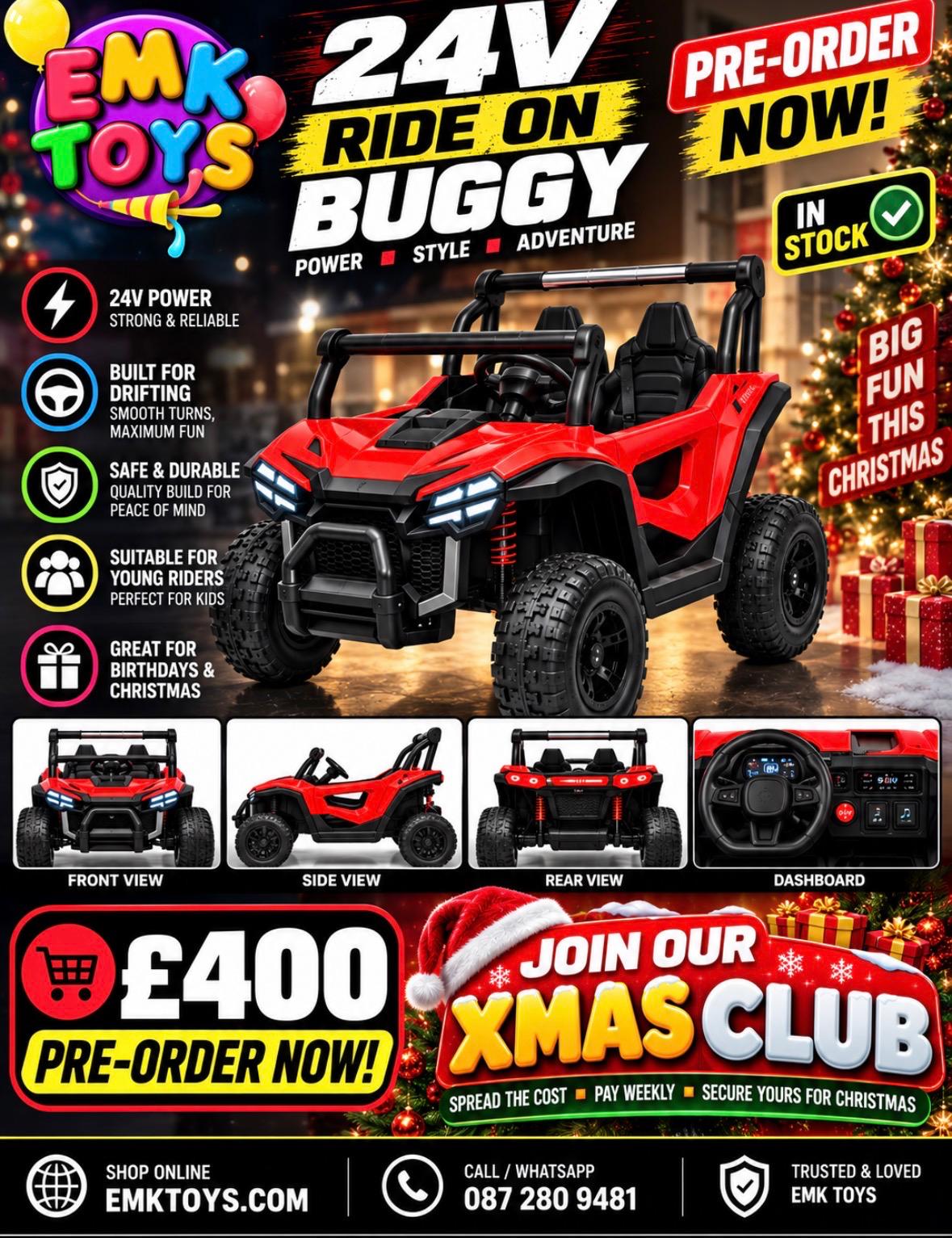 24v Ride on Buggy - PRE ORDER