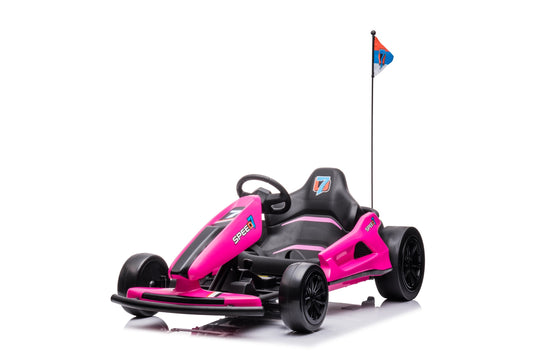 PRE ORDER - 24V Racer Car (Pink) Single Seat