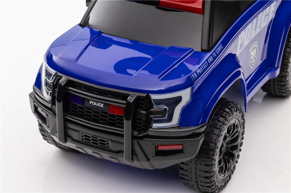 6v Police Pursuit Push Car