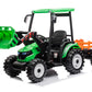 12V Ride on Tractor with Scoop & Trailer