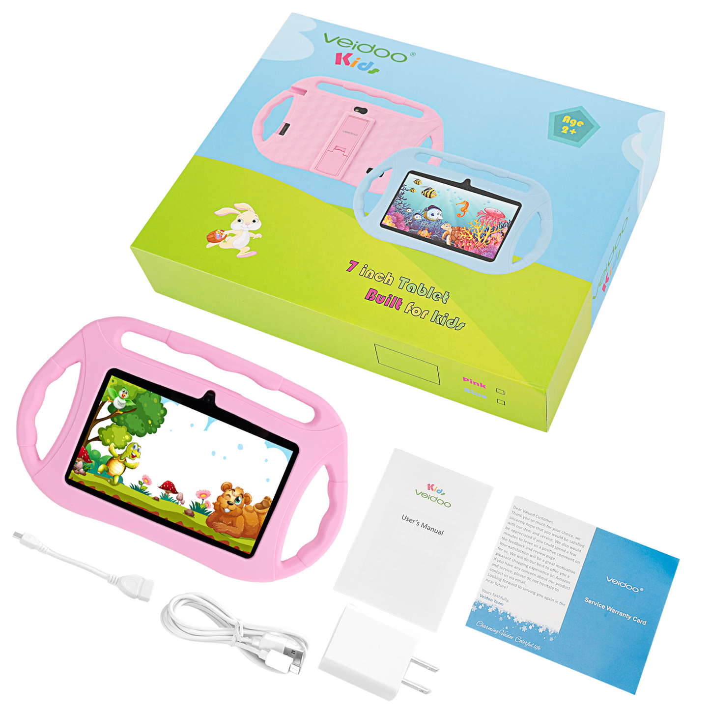 Kids Tablet - 7 inch - 3 Handle Cover