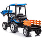 12V Ride on Tractor with Scoop & Trailer