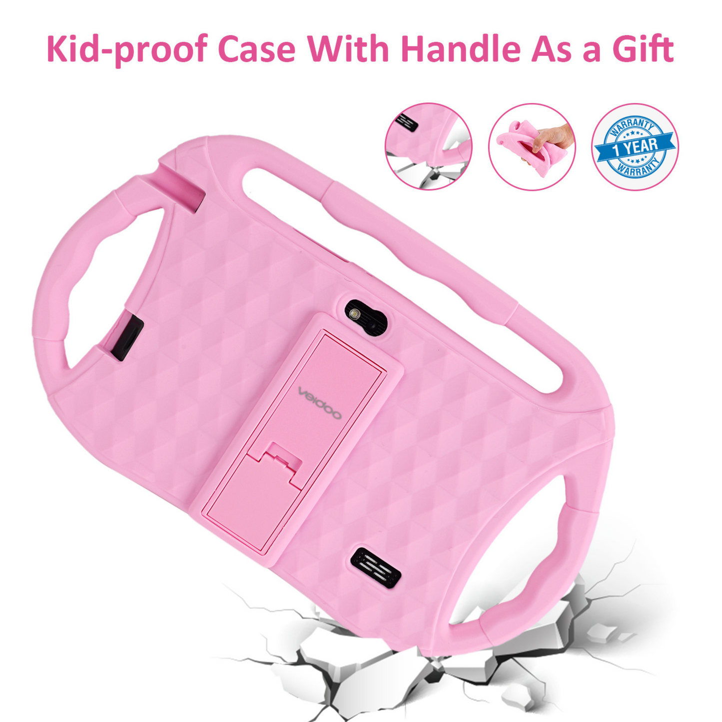 Kids Tablet - 7 inch - 3 Handle Cover