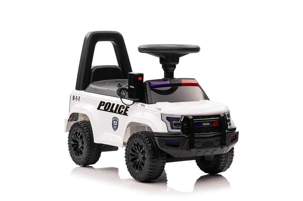 6v Police Pursuit Push Car