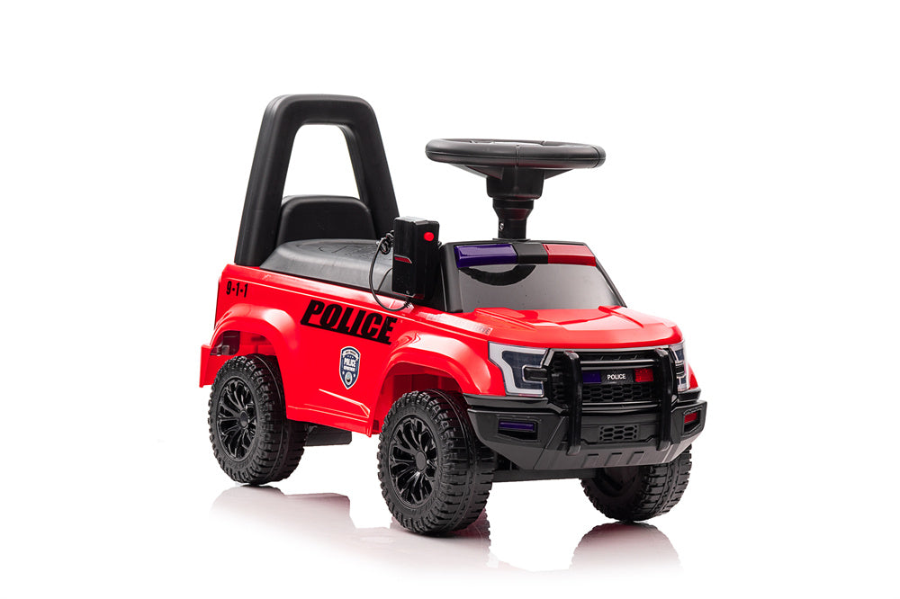 6v Police Pursuit Push Car