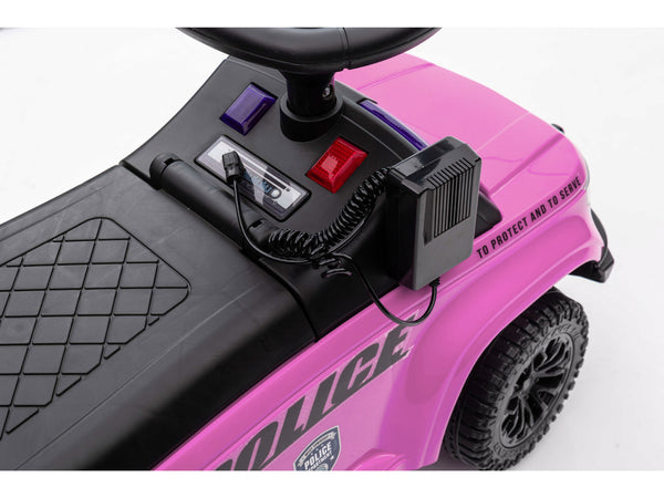 6v Police Pursuit Push Car