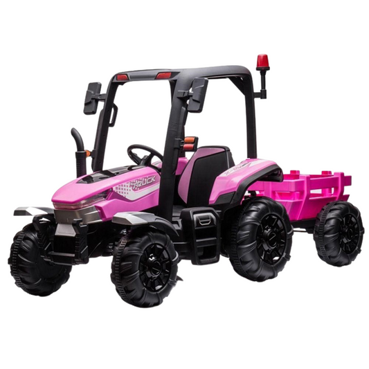 24V - Truck Tractor & Trailer - Hot Pink