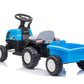 6V New Holland Tractor & Trailer - BLUE